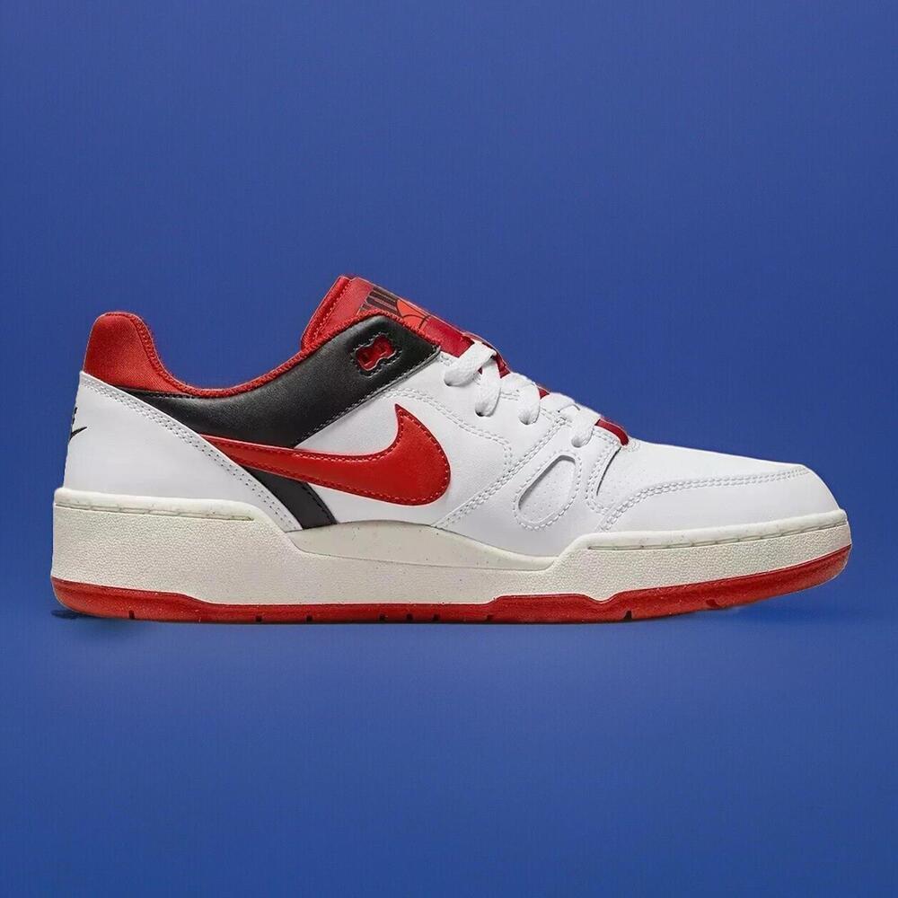 Nike Full Force Low 'Mystic Red' Red White Black Sneakers Retro Shoes Men Sz 12